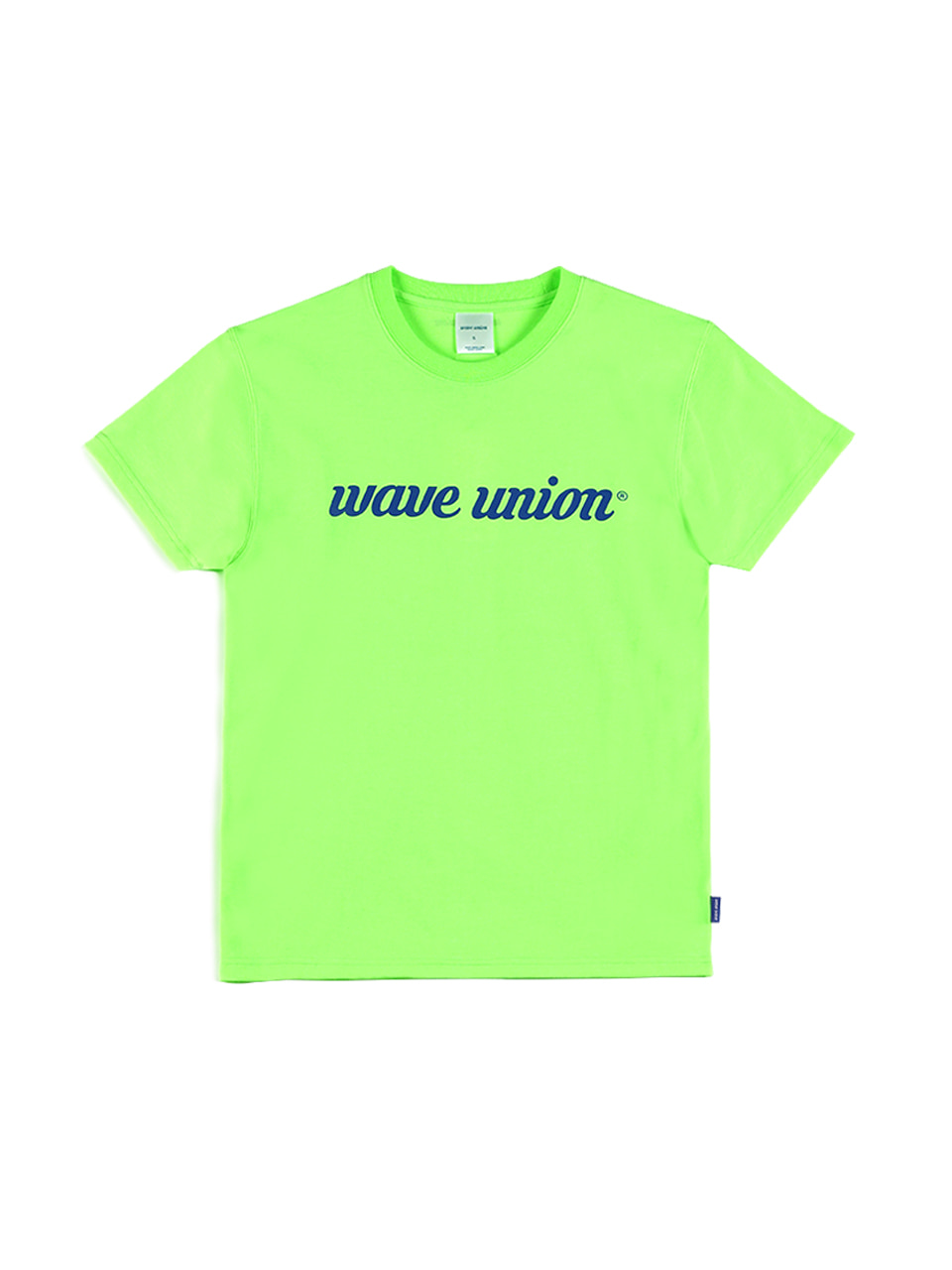 Front logo short sleeve T-shirt Neon green