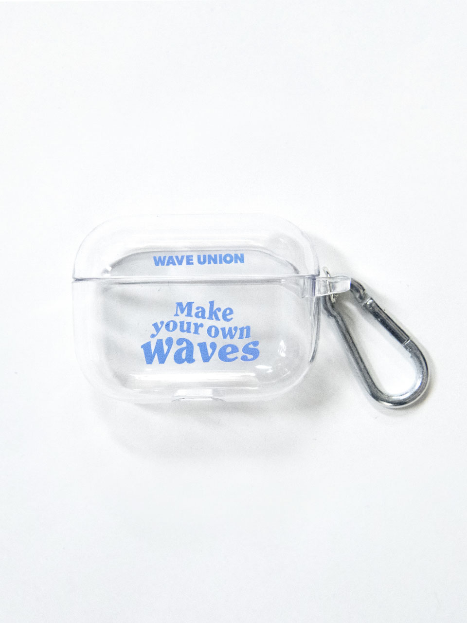 Waving slogan AirPods pro case clear