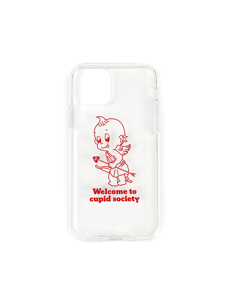 Cupid society iPhone 11 pro case clear jell hard