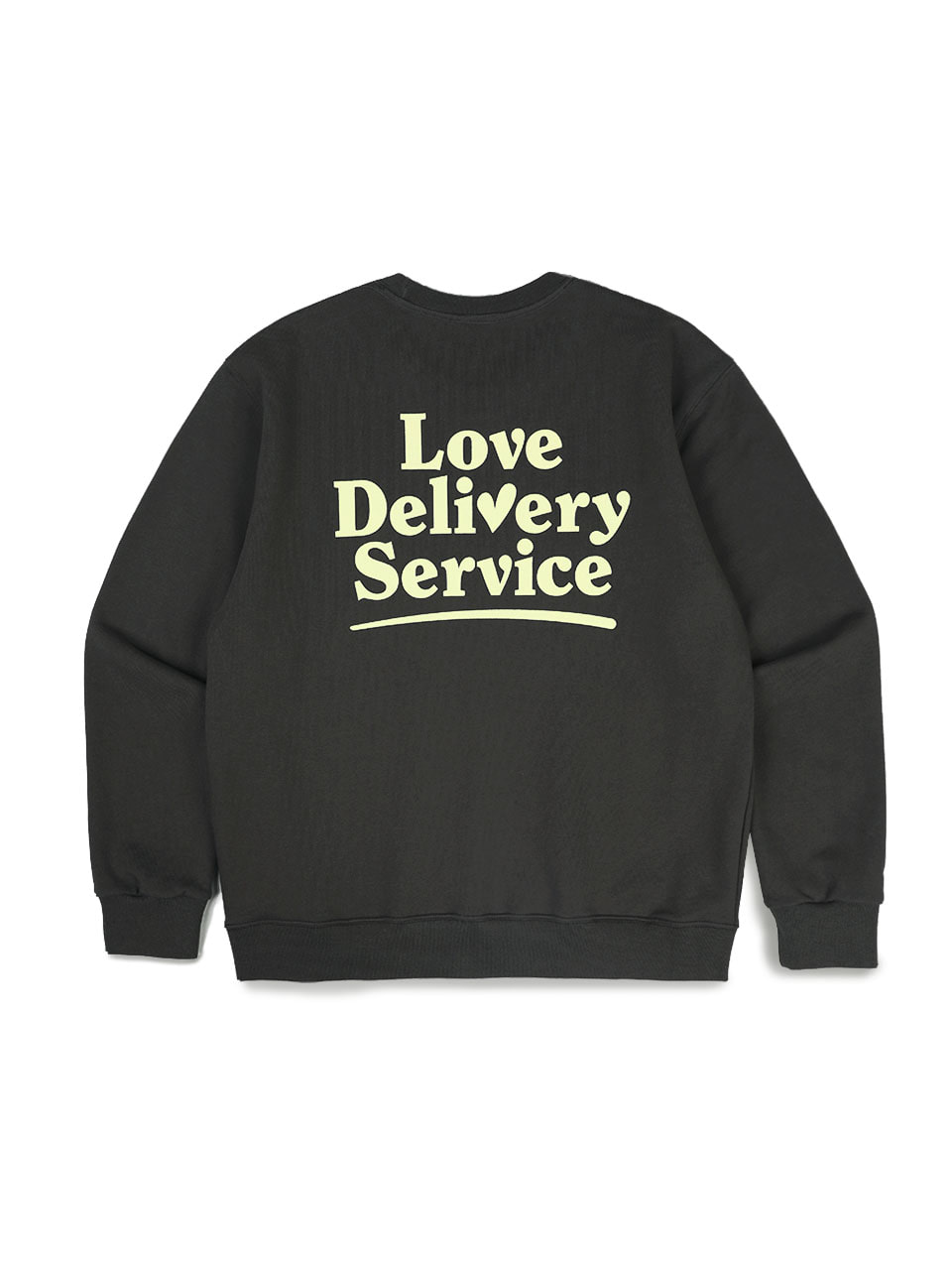 Love delivery service Sweatshirt charcoal