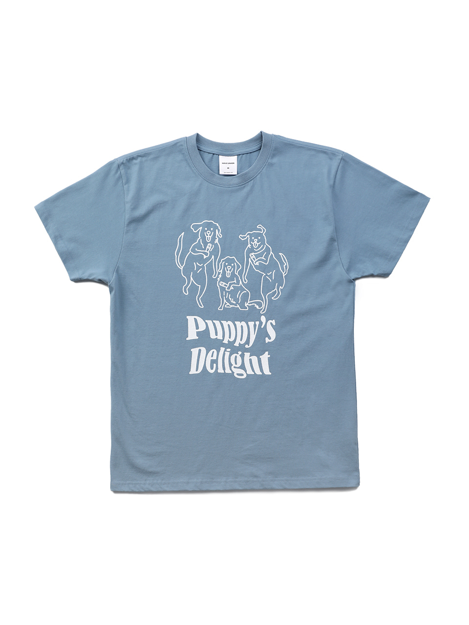 Puppy&#039;s delight short sleeve T-shirt skyblue
