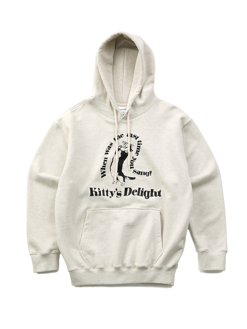 Kitty&#039;s delight hoodie oatmeal
