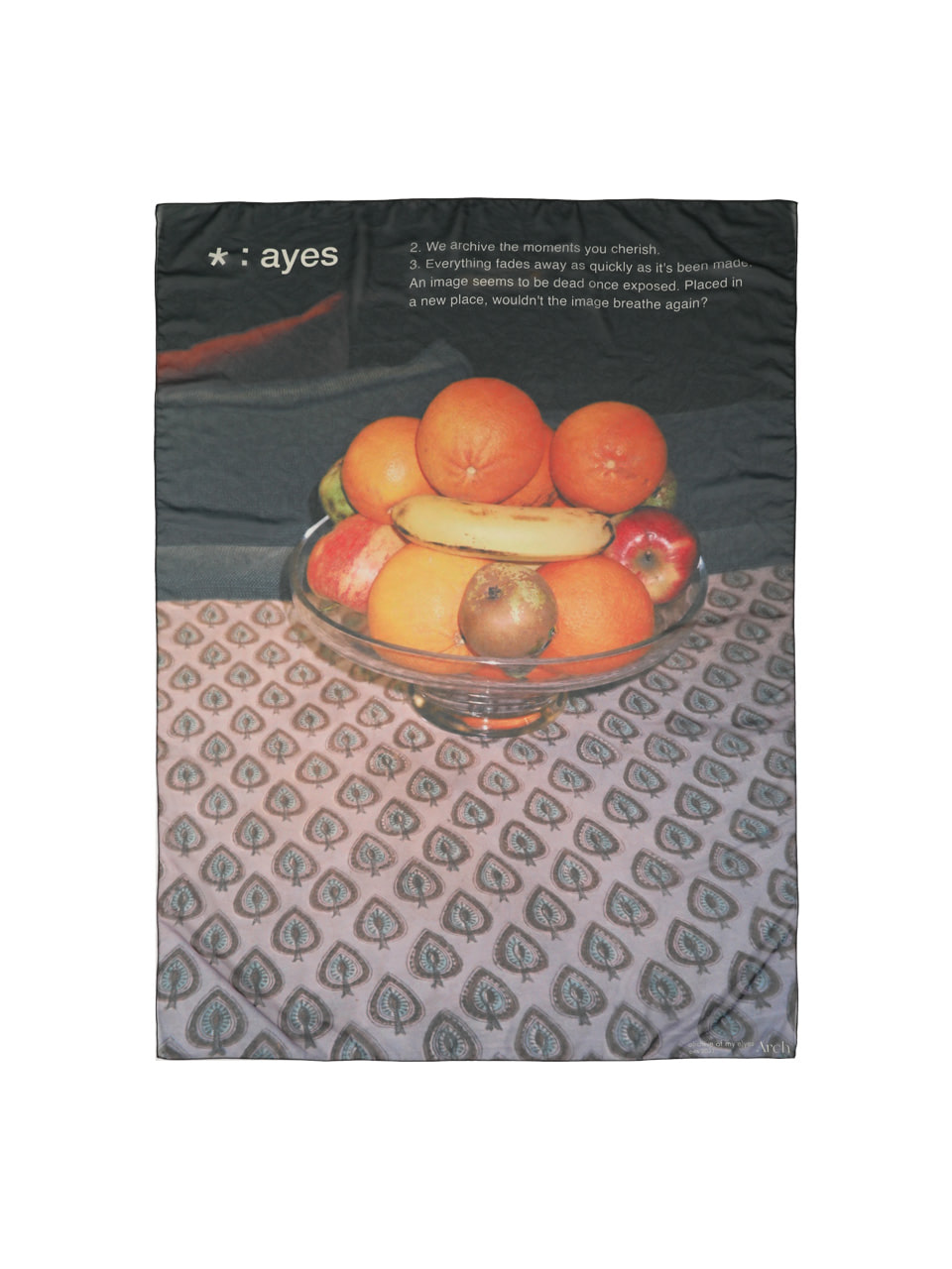 Ayes a(rchive od my e)yes Fabric poster