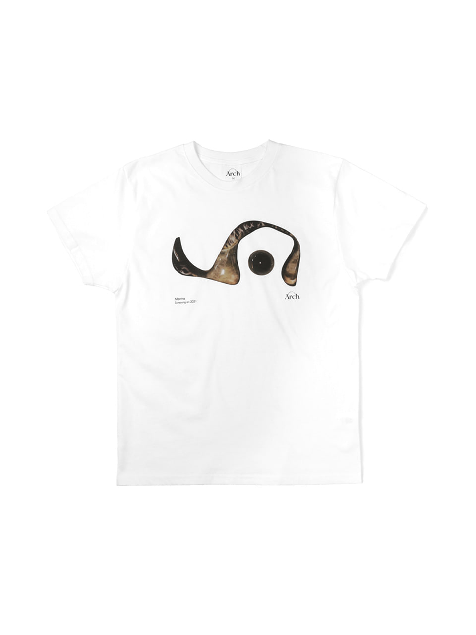 Sunyoung an Mantra #2 short sleeve T-shirt white