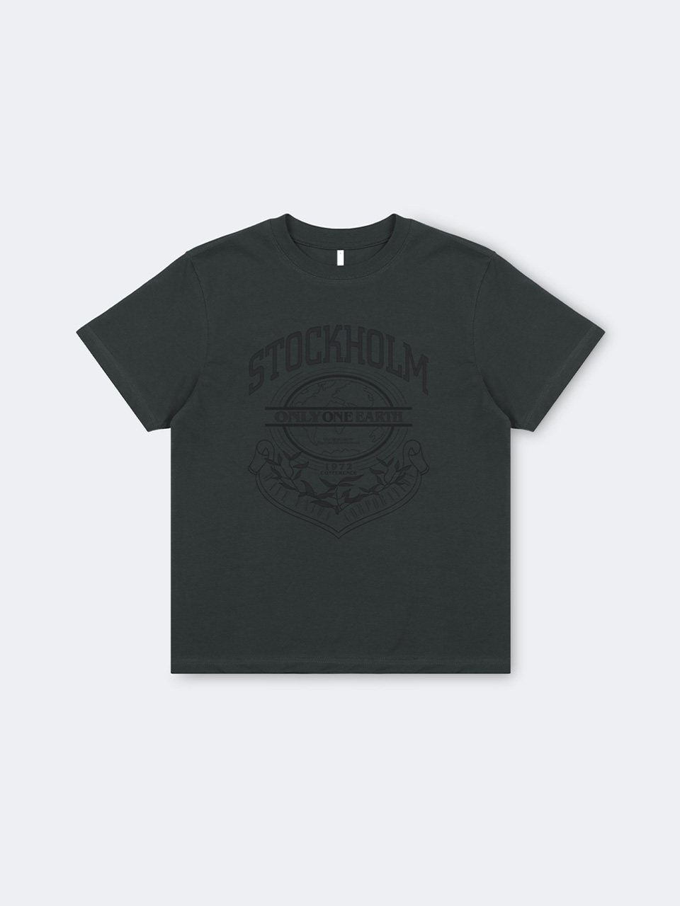 Stockholm T-shirt charcoal