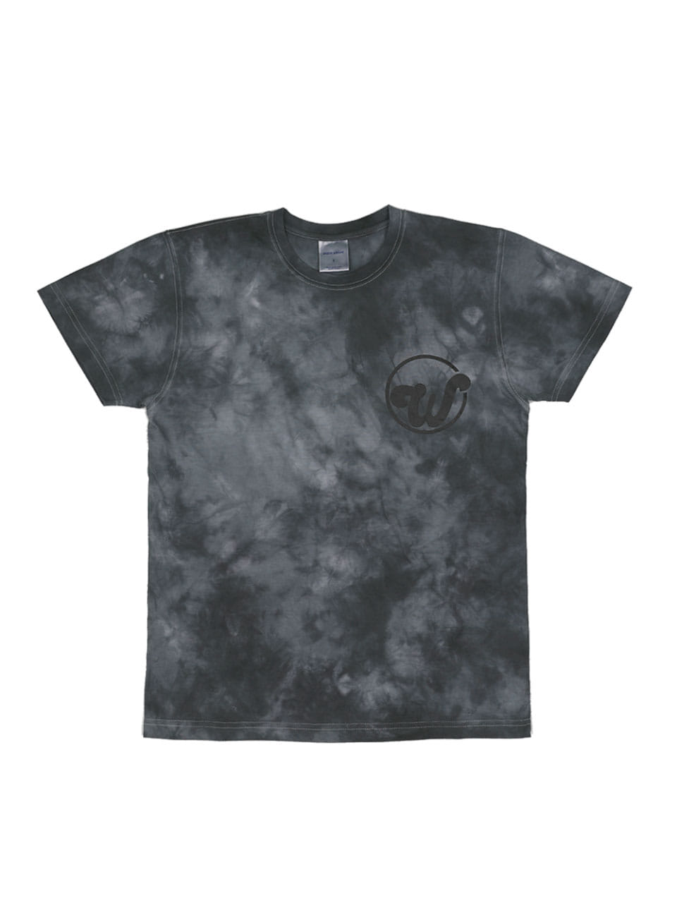 Tie-dye short sleeve T-shirt dark gray (Exclusive)