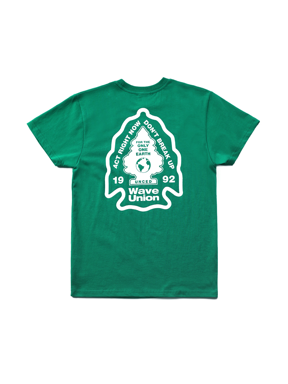 Tree short sleeve T-shirt green