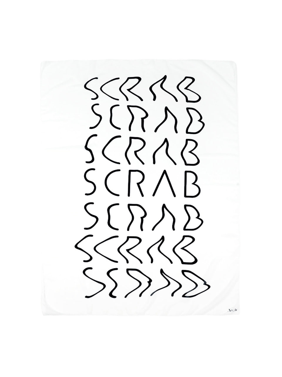 SCRAB logo Fabric poster