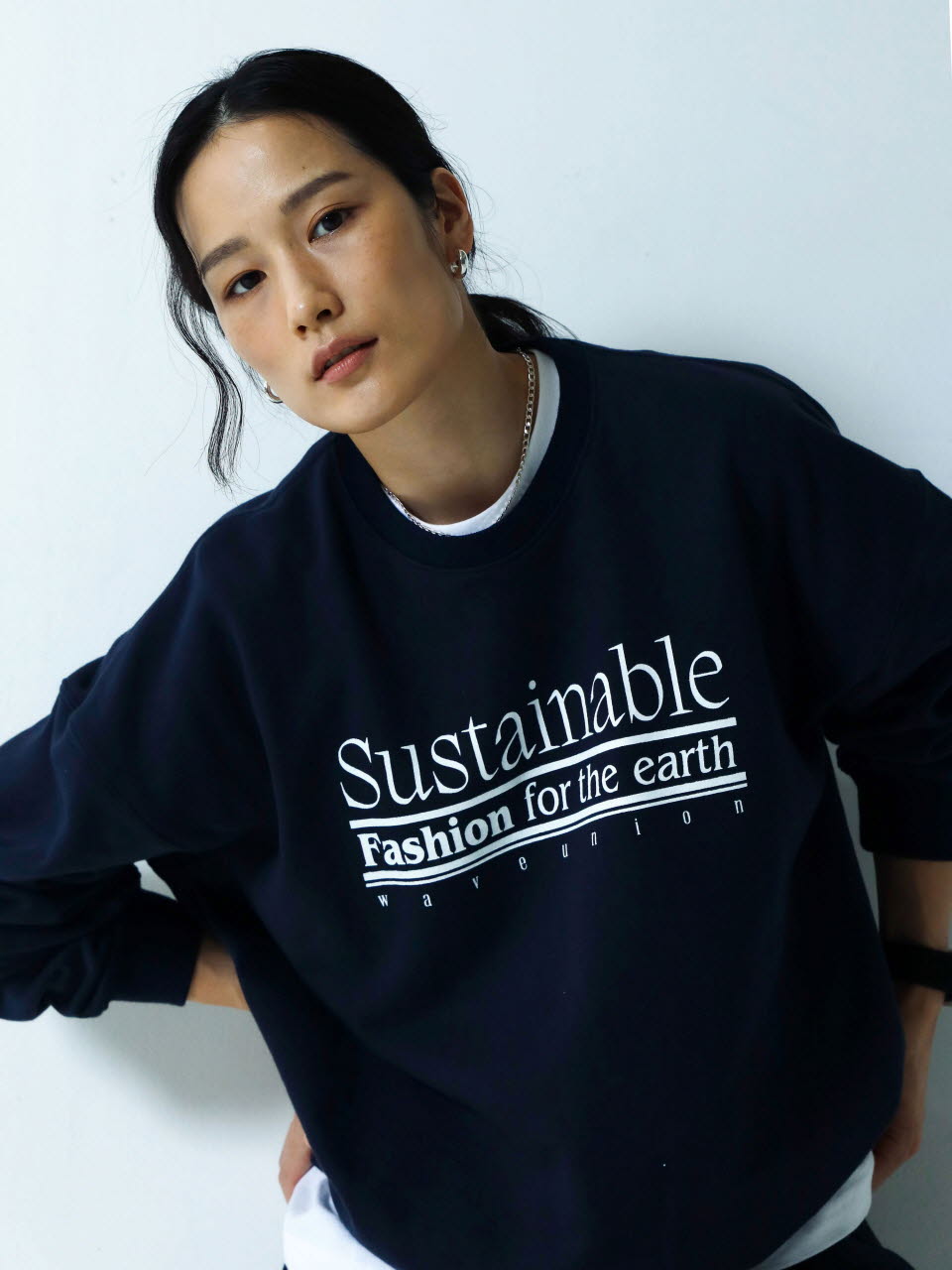 Sustainable Sweatshirt navy