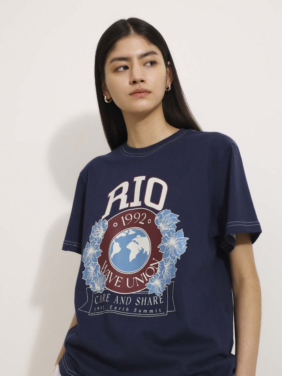 Rio Short sleeve T-shirt navy