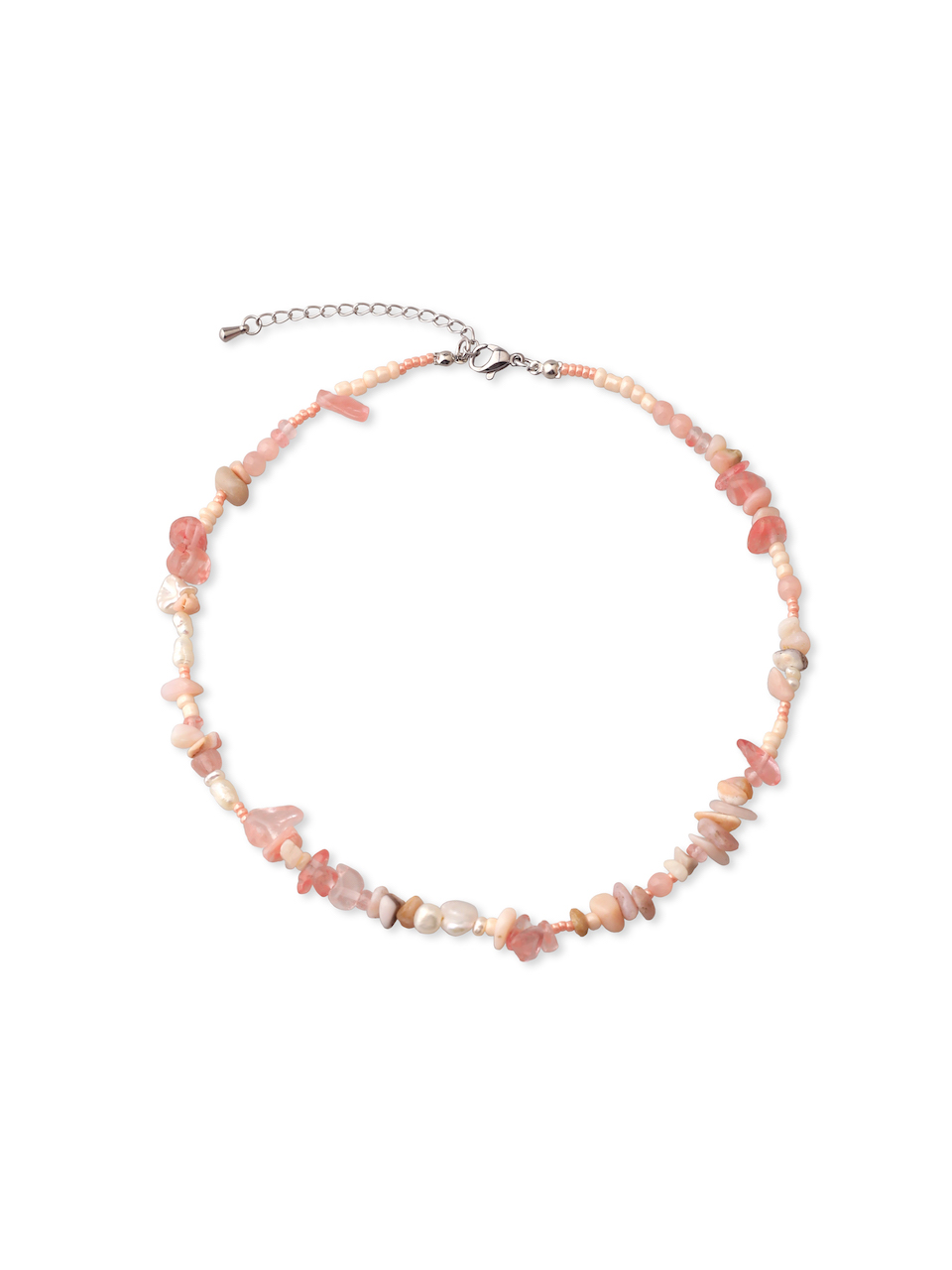Natural gemstone Necklace pink