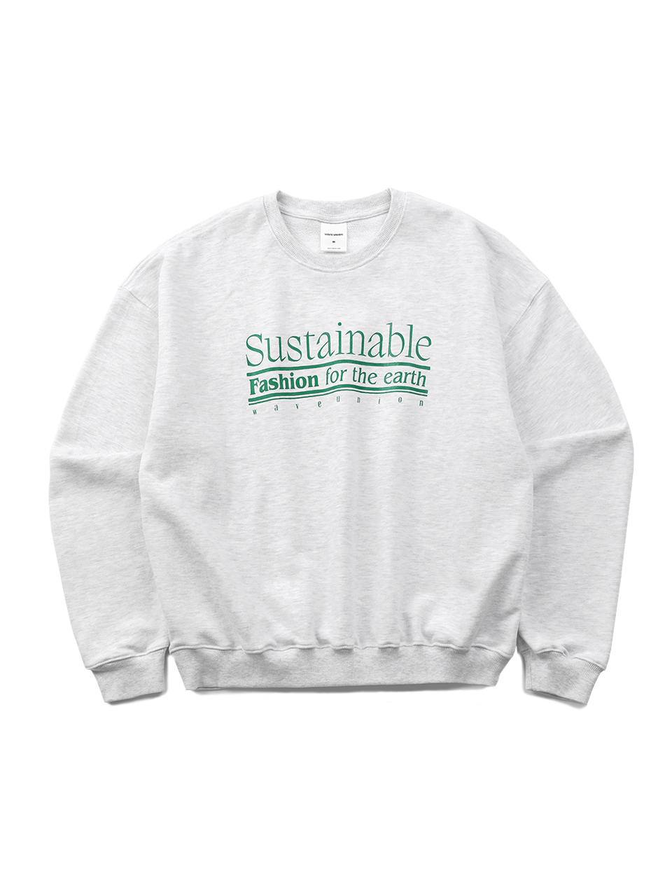 Sustainable Oversized fit Sweatshirt heather gray